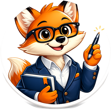 Capio, le renard professeur, mascotte de ProfCapio